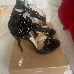 Christian Louboutin Black Heels Elegant Design